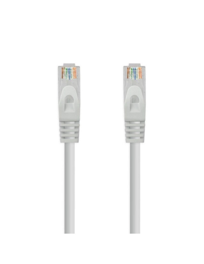Cable de Red RJ45 UTP Nanocable 10.20.1800-L25 Cat.6A/ LSZH/ 25cm/ Gris
