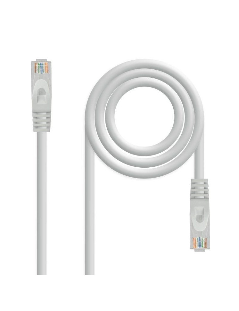 Cable de Red RJ45 UTP Nanocable 10.20.1800-L25 Cat.6A/ LSZH/ 25cm/ Gris