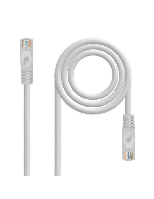 Cable de Red RJ45 UTP Nanocable 10.20.1800-L25 Cat.6A/ LSZH/ 25cm/ Gris