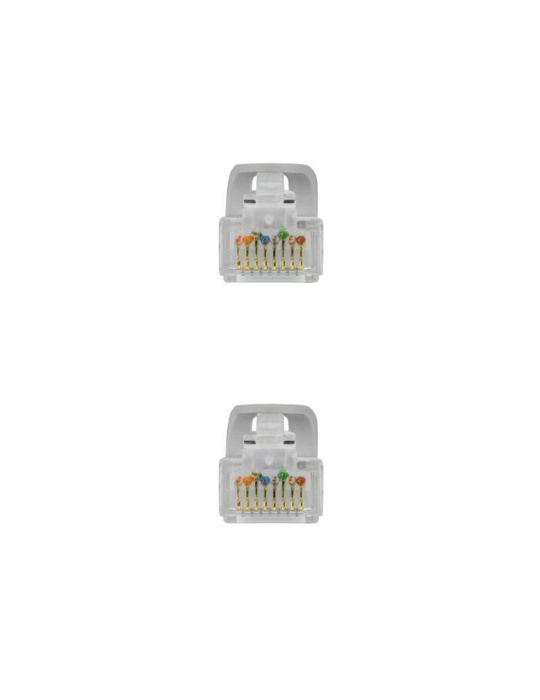 Cable de Red RJ45 UTP Nanocable 10.20.1800-L25 Cat.6A/ LSZH/ 25cm/ Gris