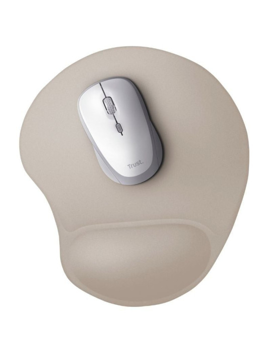 Alfombrilla Ergonómica Trust BigFoot Pad/ 16 x 205 x 236mm/ Beige