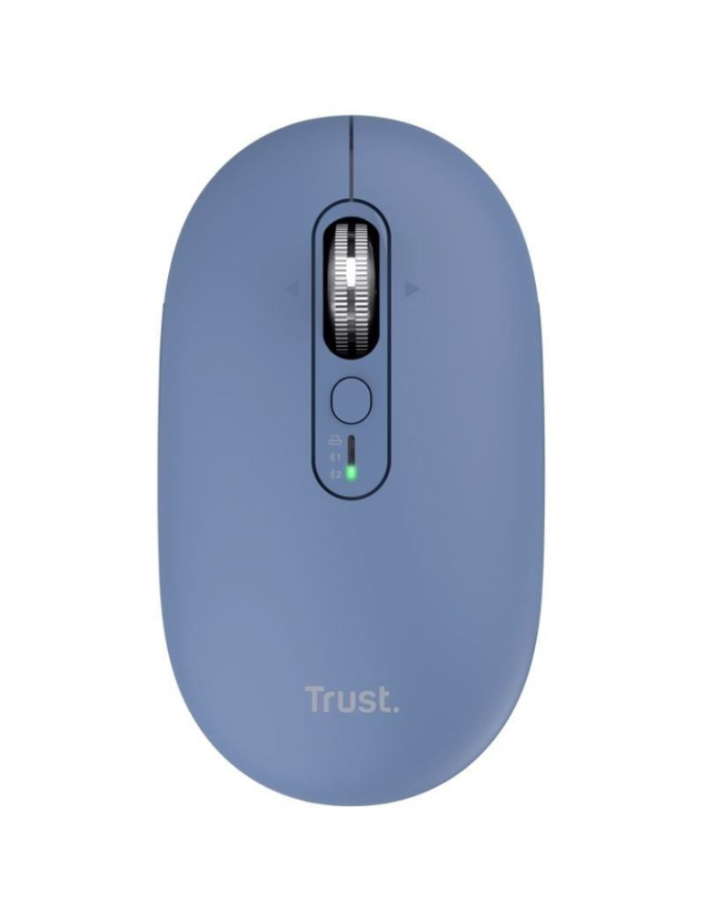 Ratón Inalámbrico Trust Seron 26020/ Batería recargable/ Hasta 3200 DPI/ Azul