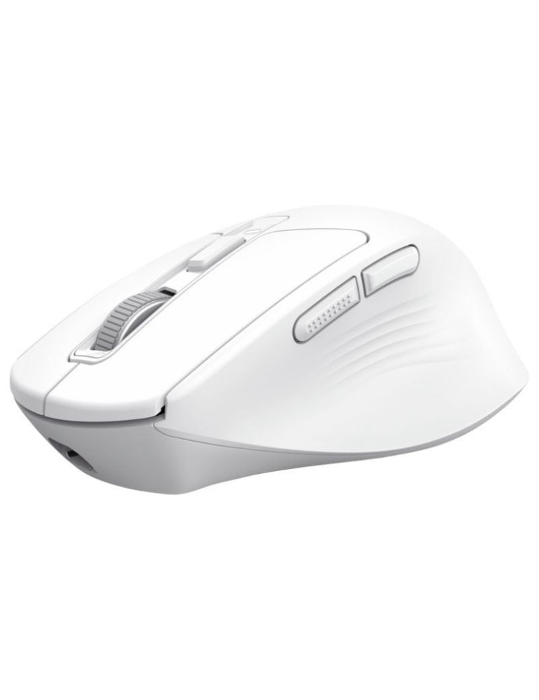 Ratón Inalámbrico Trust Niven Confort 26022/ Batería recargable/ Hasta 3200 DPI/ Blanco