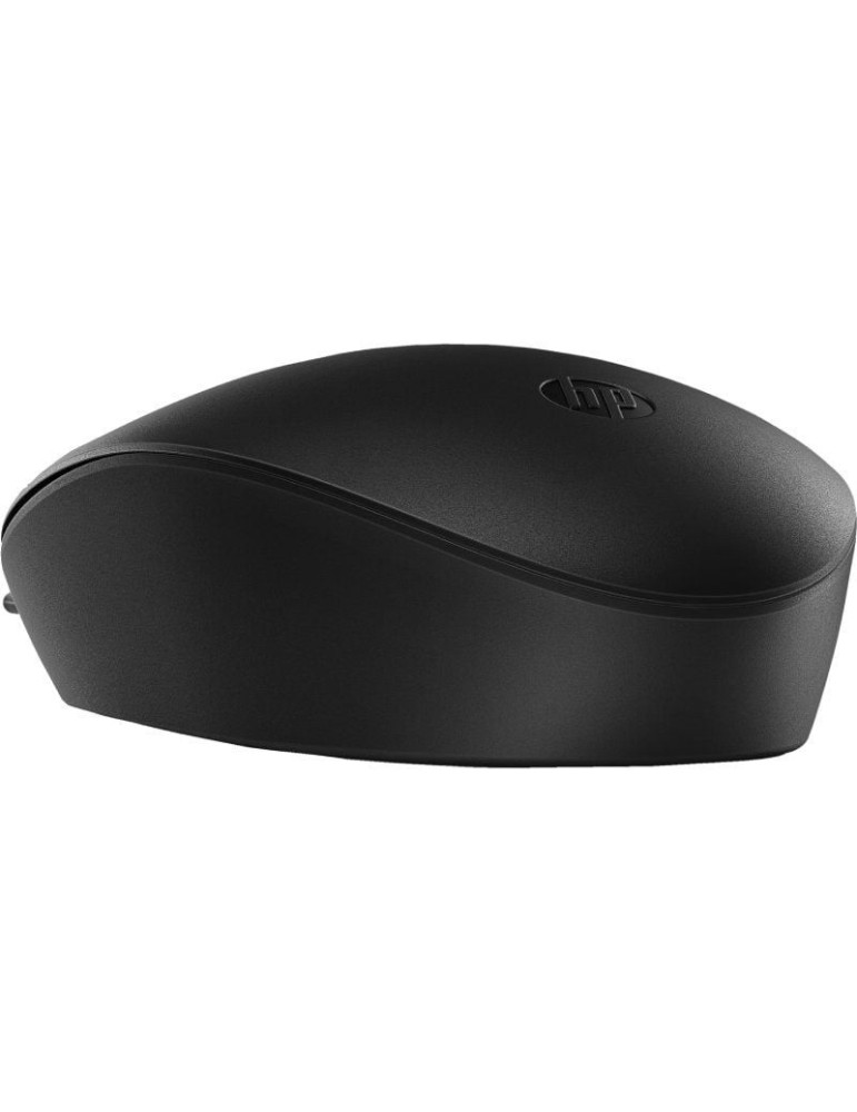 Ratón HP 125/ Hasta 1200 DPI/ Negro