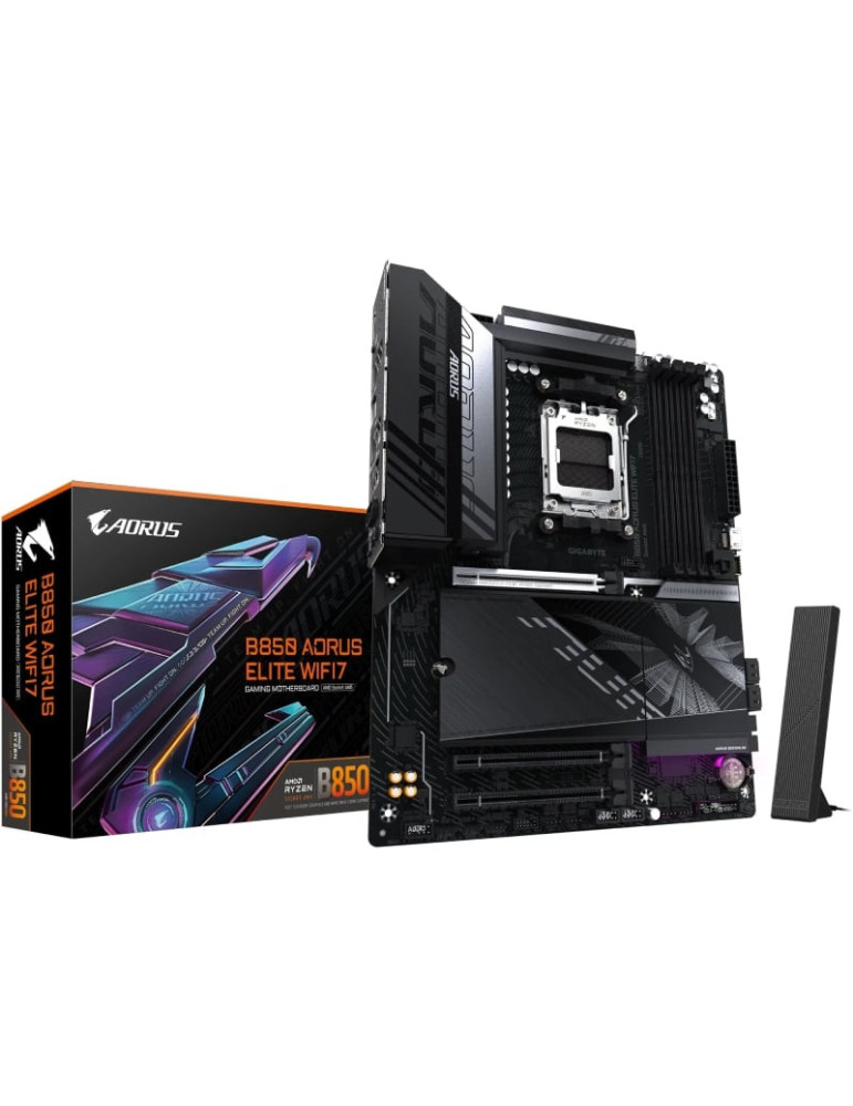 Placa Base Gigabyte B850 AORUS ELITE WIFI7 Socket AM5/ DDR5/ PCIe 5.0