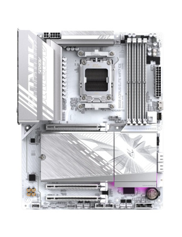 Placa Base Gigabyte B850 AORUS ELITE WIFI7 ICE Socket AM5/ DDR5/ PCIe 5.0 2