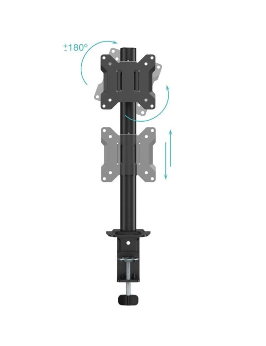 Soporte de Mesa para Monitor TooQ DB1130TN-B/ Giratorio/ Inclinable/ hasta 10kg