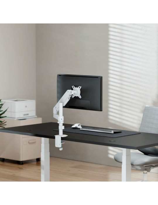 Soporte de Mesa con Contrapeso para Monitor Aisens DT32TSR-437/ Giratorio/ Inclinable/ hasta 9kg