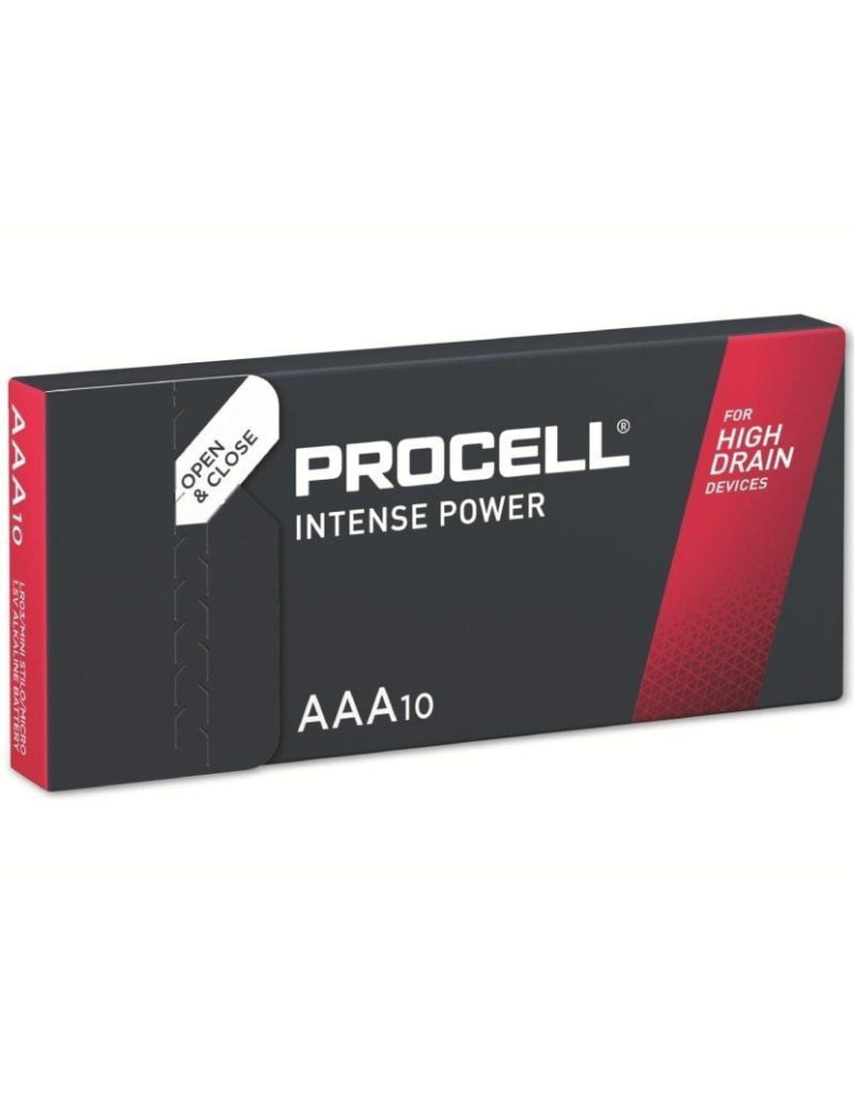 Pack de 10 Pilas AAA L03 Duracell PROCELL DURINTLR3C10/ 1.5V/ Alcalinas