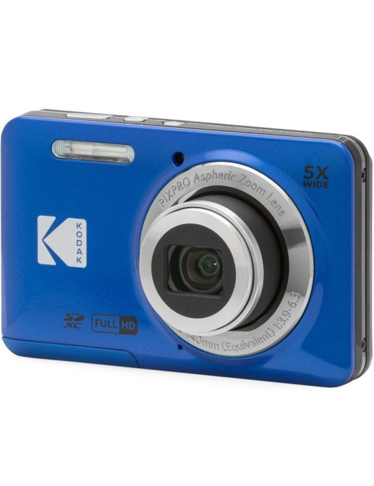 Cámara Digital Kodak Pixpro FZ55/ 16MP/ Zoom Óptico 5x/ Azul