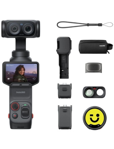Cámara Digital Deportiva Insta360 Luna Ultra Pack Creador/ 8K/ Ángulo de visión 360 / Negra