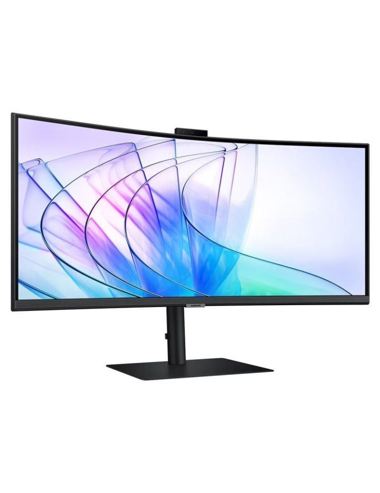 Monitor Profesional Ultrapanorámico Curvo Samsung ViewFinity S6 S34C652VAU 34"/ UWQHD/ Webcam/ Multimedia/ Regulable en Altura/ 