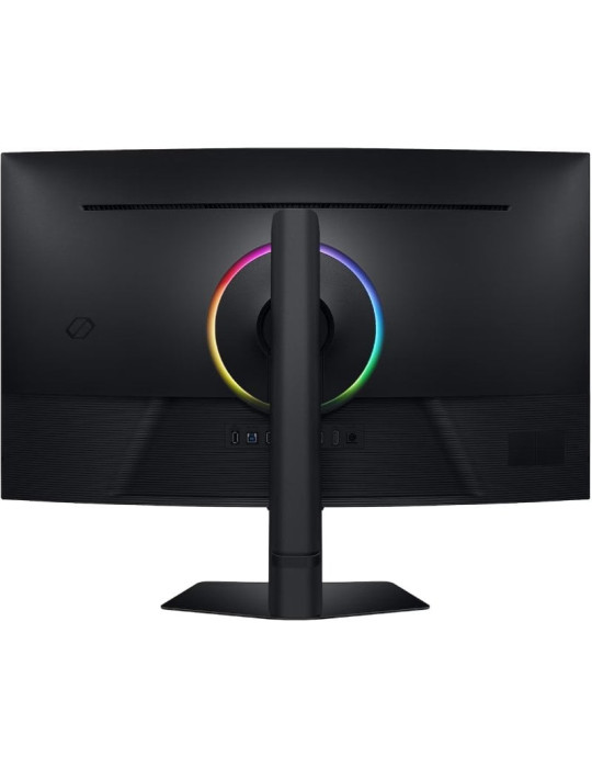 Monitor Gaming Curvo Samsung Odyssey G7 G75F 37"/ 4K/ 1ms/ 165Hz/ VA/ Regulable en altura/ Negro