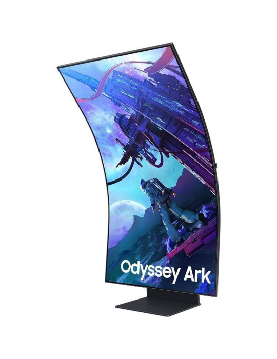 Monitor Gaming Curvo Samsung Odyssey Ark S55CG970NU 55"/ 4K/ 1ms/ 165Hz/ VA/ Regulable en altura/ Smart TV/ Multimedia/ Negro