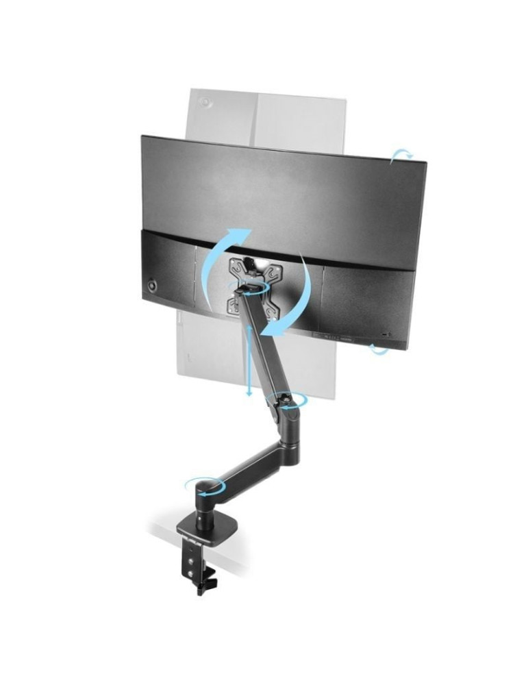 Soporte de Mesa Monitor Mars Gaming MARM-PRO1/ Giratorio/ Inclinable/ Rotatorio/ hasta 10kg
