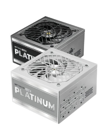 Fuente de Alimentación Mars Gaming MPT1000/ 1000W/ Ventilador 14cm/ ATX 3.1/ PCIe 5.1/ 80 Plus Platinum/ Blanca