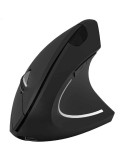 Ratón Vertical Inalámbrico Subblim Glide Vertical Ergo Dual Battery/ Batería Recargable/ Hasta 1600 DPI/ Negro