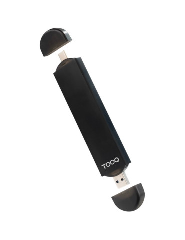 Caja Externa para Disco SSD M.2 NVMe TooQ TQE-2240B/ USB 3.0/ USB Tipo-C 3.2 Gen2