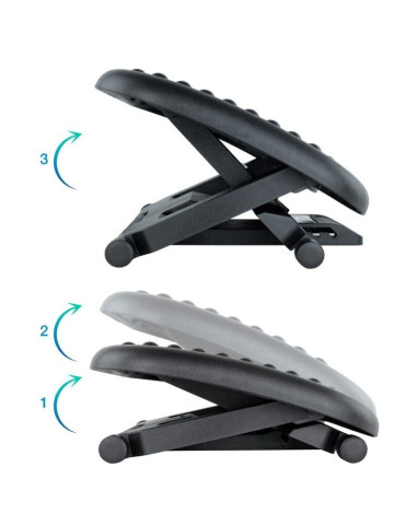 Reposapiés Ajustable/ Inclinable TooQ TQFR0603-B/ 460 x 340mm 2