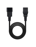 Cable Alargador de Alimentación Nanocable 10.22.0203/ IEC C13 Hembra - IEC C14 Macho/ 3m/ Negro