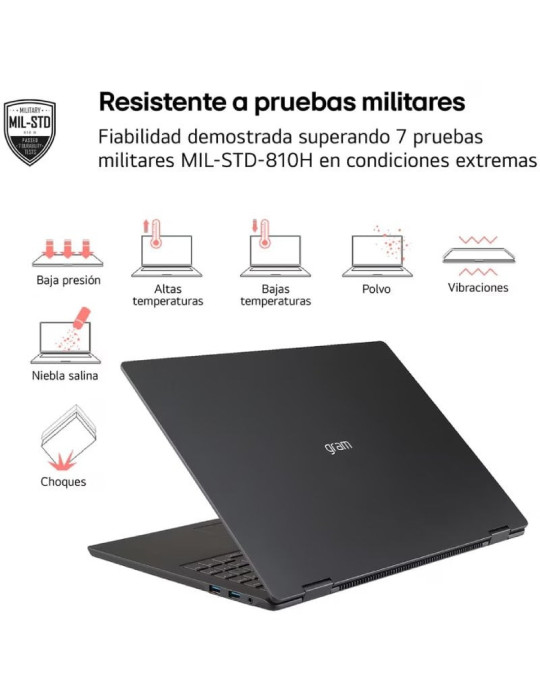 Portátil LG Gram 17ZD90TL-G.AX85BN Intel Core Ultra 7-258V/ 32GB/ 512GB SSD/ 17"/ Sin Sistema Operativo