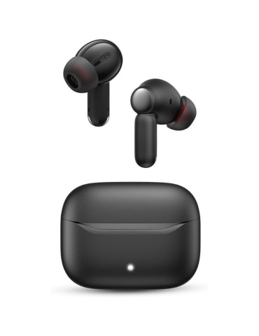 Auriculares Bluetooth SPC Ether 3 Pro con estuche de carga/ Autonomía 8h/ Negro