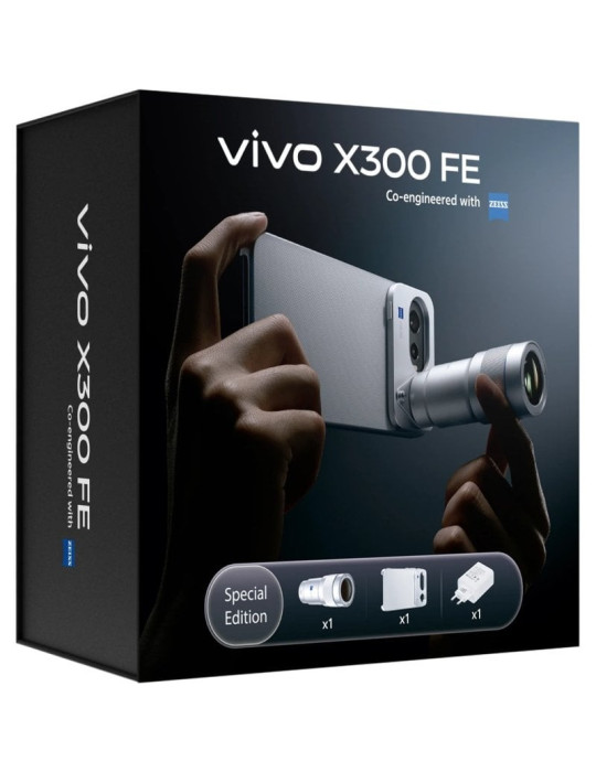 Smartphone Vivo X300 FE 12GB/ 512GB/ 6.31"/ 5G/ Púrpura/ Incluye Extensor Teleobjetivo