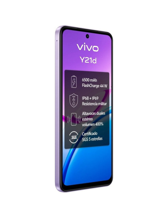 Smartphone Vivo Y21d 4GB/ 128GB/ 6.68"/ Púrpura
