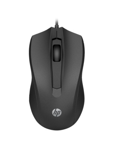 Ratón HP 105/ Hasta 1600 DPI/ Negro