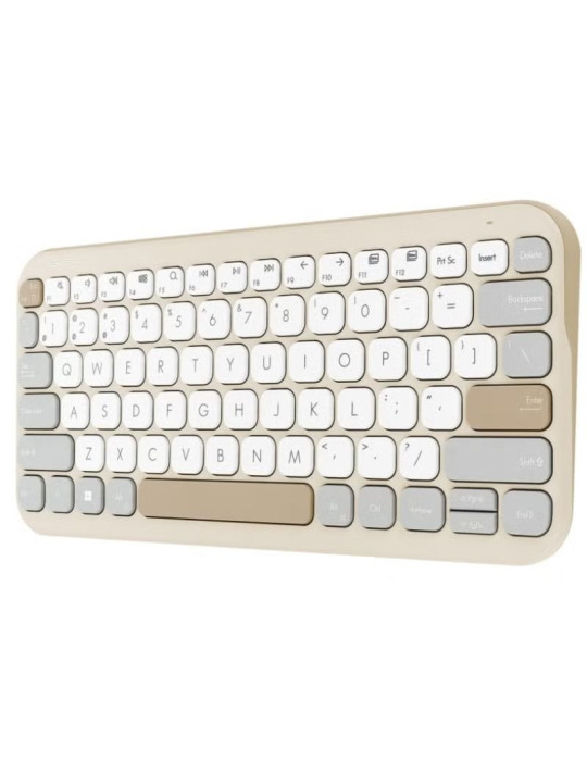 Teclado Inalámbrico Asus Marshmallow KW100/ Beige