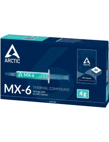Pasta Térmica Arctic MX-6/ 4g/ Incluye 6 Toallitas