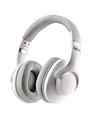 Auriculares Inalámbricos NGS Artica Storm/ con Micrófono/ Bluetooth/ Blancos