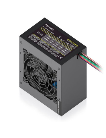 Fuente de Alimentación SFX Aisens ASPC-500SFX-PSEBK/ 500W/ Ventilador 8cm 2