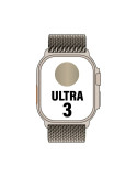 Apple Watch Ultra 3/ GPS/ Cellular/ 49mm/ Caja de Titanio Natural/ Correa Milanese M