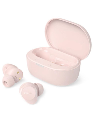 Auriculares Bluetooth Philips TAT1300PK con estuche de carga/ Autonomía 6h/ Rosas 2