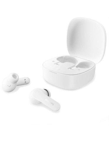 Auriculares Bluetooth Philips TAT2100WT con estuche de carga/ Autonomía 8h/ Blancos 2