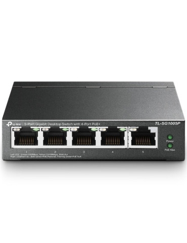 Switch TP-Link TL-SG1005P V2 5 Puertos/ RJ-45 10/100/1000 PoE