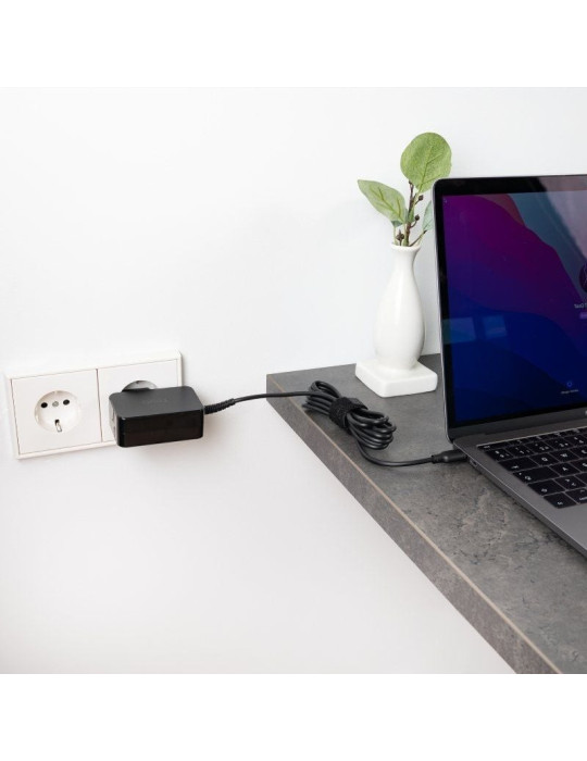 Cargador de Portátil GaN TooQ TQLC-USBCGAN65PD USB Tipo-C/ 65W/ Automático/ Voltaje 5-20V