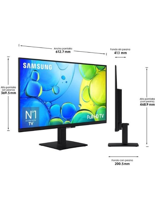 Televisor Samsung F6005 TU27F6005FK 27"/ Full HD/ Smart TV/ WiFi