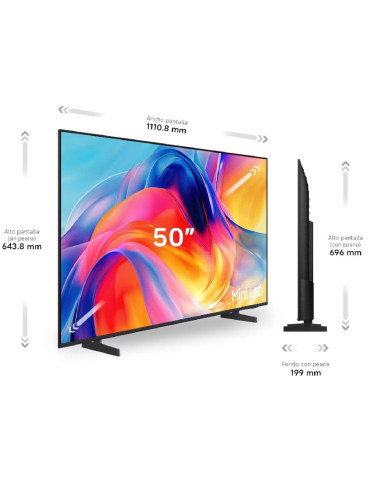 Televisor Samsung M72H 4K Vision AI 50"/ Ultra HD 4K/ Smart TV/ WiFi 2