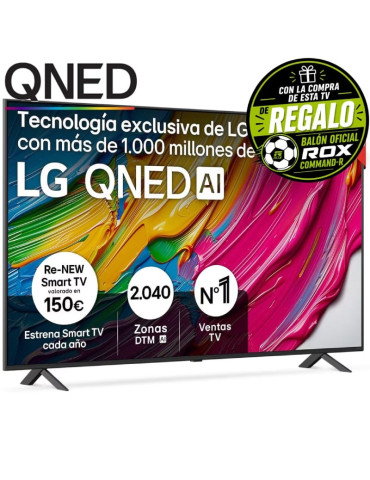Televisor LG QNED AI QNED80 65QNED80A6A 65"/ Ultra HD 4K/ Smart TV/ WiFi