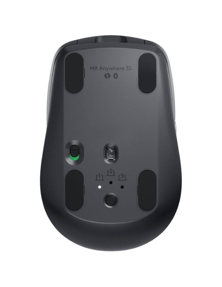 Ratón Inalámbrico Logitech MX Anywhere 3S/ Batería recargable/ Hasta 8000 DPI/ Grafito