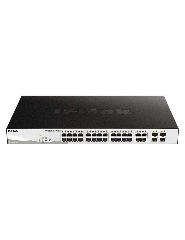 Switch D-Link DGS-1210-28P 28 Puertos RJ45/ 10/100/1000/ SFP/ PoE