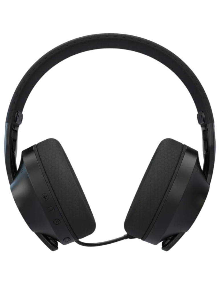Auriculares Gaming Inalámbricos con Micrófono Krom Phase/ Bluetooth/ Jack 3.5/ USB 2.0/ Negros