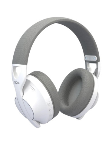Auriculares Gaming Inalámbricos con Micrófono Krom Phase/ Bluetooth/ Jack 3.5/ USB 2.0/ Blancos 2