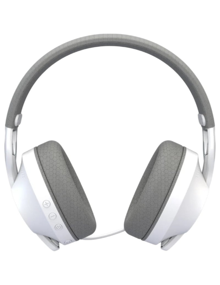 Auriculares Gaming Inalámbricos con Micrófono Krom Phase/ Bluetooth/ Jack 3.5/ USB 2.0/ Blancos