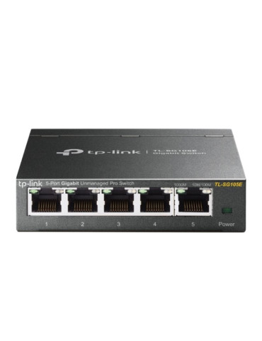Switch TP-Link Easy Smart TL-SG105E V2 5 Puertos/ RJ-45 10/100/1000