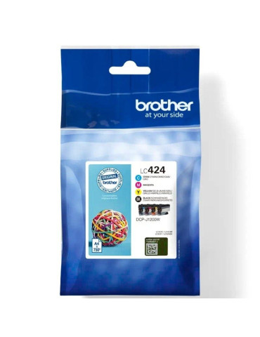 Cartucho de Tinta Original Brother LC424VAL/ Multipack/ Cian/ Magenta/ Amarillo/ Negro 2