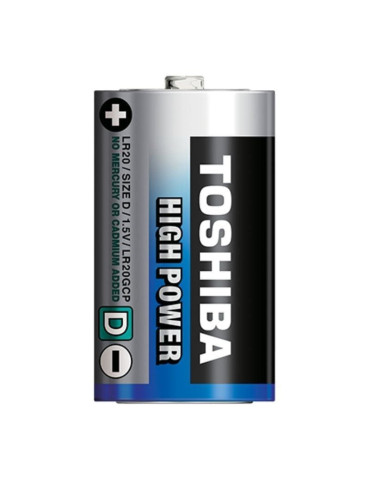 Pack de 2 Pilas D 2 Toshiba LR20/ 1.5V/ Alcalinas 2