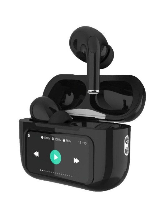 Auriculares Bluetooth Qubo TWS-400BK con estuche de carga/ Autonomía 4h/ Negros